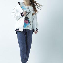 Huetrap Women Off-White Printed Round Neck T-shirt-image-13