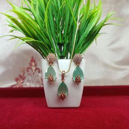 Shine Sales Artificial Stones Studded Jewellery Set-image-81
