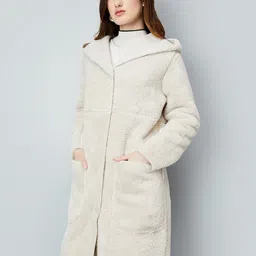 max Women Camouflage Polyester Longline Tailored Jacket-image-79