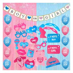 Puchku Baby Shower Props for Photo- Shoot Decoration Kit - Pack of 41-image-29
