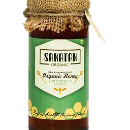 Sanatan Organic Wild Forest Jim Corbett Honey Glass Bottle - 250 g-image-40