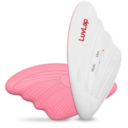 LuvLap 2 in 1 Warming Lactation Breast Massager - White & Pink-47
