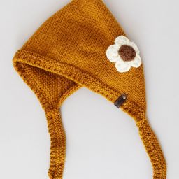 Woonie Floral Embellished Handmade Cap - Brown-image-73