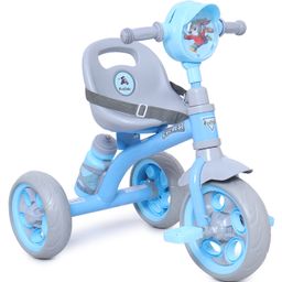 Fun Ride Tricycle Kids Musical Plug and Play Trike Sipper, Seat Belt, EVA Tyre for Indoor and Outdoor - Blue-20