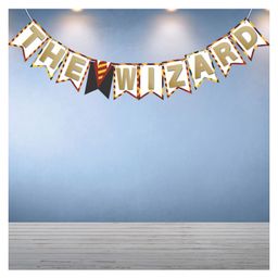 Wobbox Happy Birthday Banner, Harry Potter Theme Decoration Items White -Pack Of 1-image-61