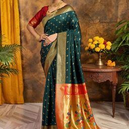 Suha Floral Art Silk Saree-picture-13