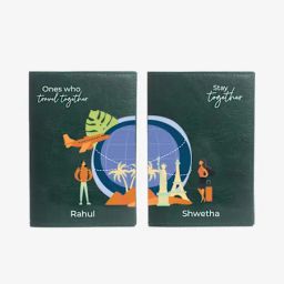Travel Together Personalized Passport Cover - Set Of 2-9