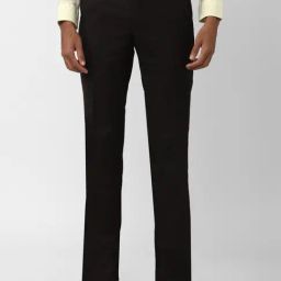 Van Heusen Black Slim Fit Trousers-image-70