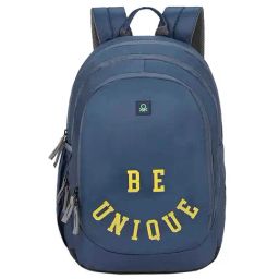 United Colors of Benetton Unique 27 Ltrs Navy Medium Laptop Backpack-34