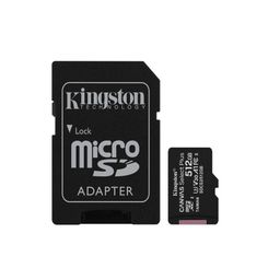 Kingston Canvas Select Plus 512GB microSD Card Class 10 with Adapter image 1