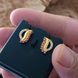 niva fashion Leaf Shaped Studs Earrings-11