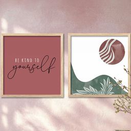 WALLLANE Set of 2 Modern Wood Wall Art-image-57