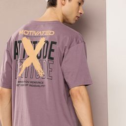 FROSEN FOX Typography Printed Drop-Shoulder Sleeves Boxy T-shirt-image-54