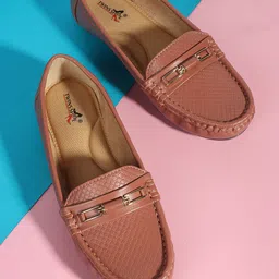 TWINSSHOE Women Textured Horsebit Loafers-image-29