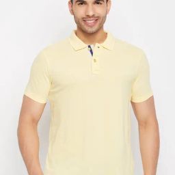Club York Light Yellow Regular fit Polo T-Shirt-picture-13