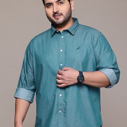 Nautica Men Plus Size Classic Slim Fit Casual Shirt-picture-33