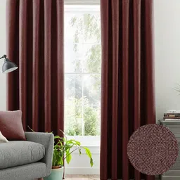 Nefertiti Home Tan 2 Pieces Black Out Long Door Curtain-picture-8