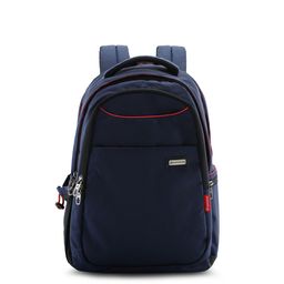 Harissons Navy Blue & Red Laptop Backpack-21