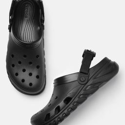 Crocs Men Solid Laser Cut Croslite Clogs-image-30