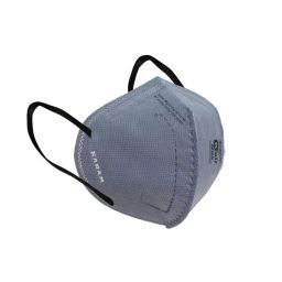 Karam RF101 Non-Woven Polypropylene Soft Fabric Grey N95 Face Mask With Earloops (Pack of 24)-picture-24