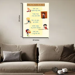 Chalk My Theme Cream-Coloured & Brown 1 Piece Wood Other Wall Paintings-image-81