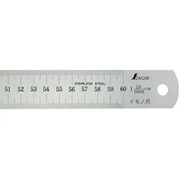 Shinwa Rules Stainless Steel Imono Scale cm Display Silver, 68536544-image-49