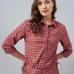 Marie Claire Print Georgette Shirt Style Top-picture-46