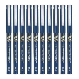 Pilot V7 0.7 mm Fine Tip Blue Ball Pen (Pack of 10)-23