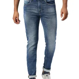Pepe Jeans Chinox Blue Lightly Washed Super Skinny Fit Jeans-picture-14