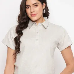BRINNS Light Grey Casual Shirt-image-26
