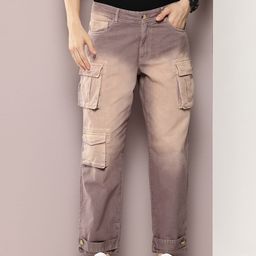 Kook N Keech Straight Fit Low-Rise Trousers-image-63