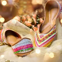 YASSIO Women Ethnic Mojaris Flats-picture-48