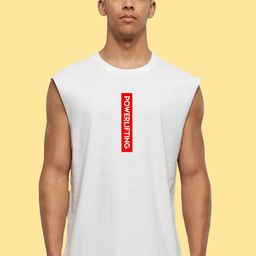 GSPO Cotton Round Neck Gym Vest Y-V-PWR-WHITE-image-100
