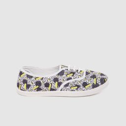 Kook N Keech Women Black & White Printed Sneakers-image-15
