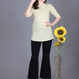 A & Y Women Floral Printed Pure Cotton Kurti-image-51