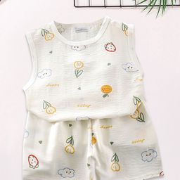 FOREVER FRIDAY Boys Printed Round Neck T-Shirt With Shorts-picture-15