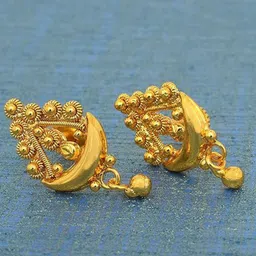 MEMOIR Gold-Plated Contemporary Beaded Drop Earrings-image-42