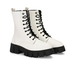 ADORLY Women Lace-Ups Platform Chunky Boots-picture-39