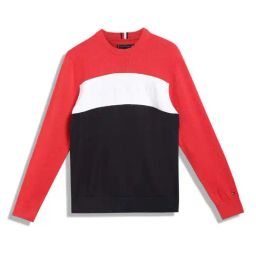 Tommy Hilfiger Kids Multicolor Color Block Full Sleeves Sweatshirt-image-4