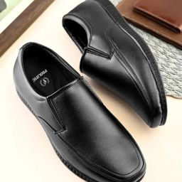 Prolific Men's Black Slip On Shoes-image-3