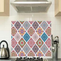 Jaamso Royals Multicoloured Printed Self Adhesive 3D Wallpaper-9