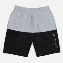 HELLCAT Kids Grey Color Block Shorts-image-54