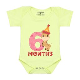 Arvesa 6 Month Baby Printed Bodysuit-image-89