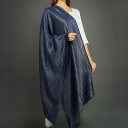 DUSALA INDIA Women Ethnic Motifs Woven Design Pashmina Shawl-picture-28