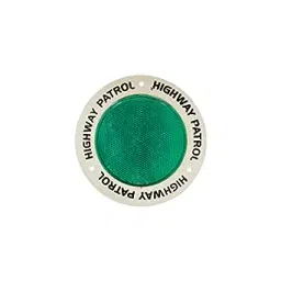 B K JAGAN & CO Round Green Warning Reflectors for Truck Boat Trailer Van Lorry Bus Caravan-14