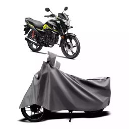 Auto Pearl Two Wheeler Cover with Bag for Honda SP 125, Silver-image-48