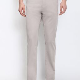 Peter England Casuals Men Cotton Slim Fit Trousers-picture-24