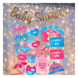 Puchku Baby Shower Props for Photo- Shoot Decoration Kit - Pack of 20-image-30