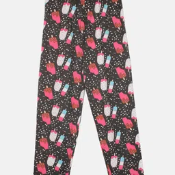 Kiddopanti Cotton Ice Candy All Over Printed Pajama - Black-picture-24