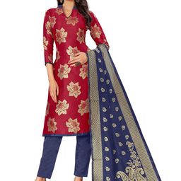Maroosh Floral Woven Design Banarasi Jacquard Unstitched Dress Material-image-13